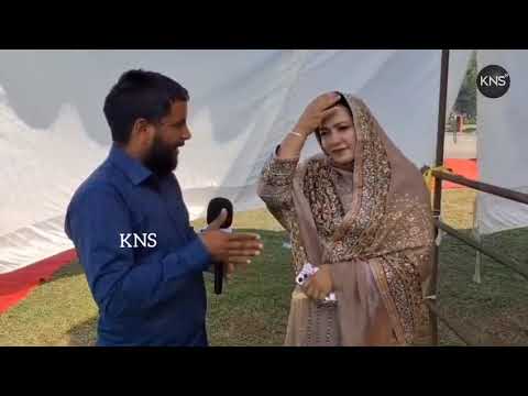 Nagrota Bypolls  #WATCH || NC candidate Shamim Begum speaks with #KNS Corre...