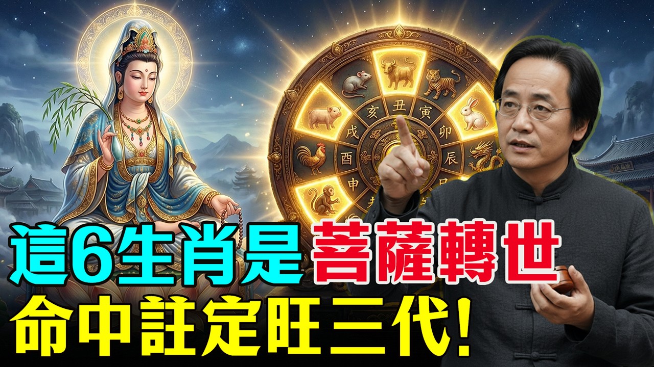 倪海廈：這6個生肖，天生自帶菩薩轉世磁場，註定旺家三代！快看你家有沒有！#倪海廈 #命理 #生肖運勢 #福報 #佛學 #因果 #修行 #心靈暖流 #易經 #生肖 #轉運