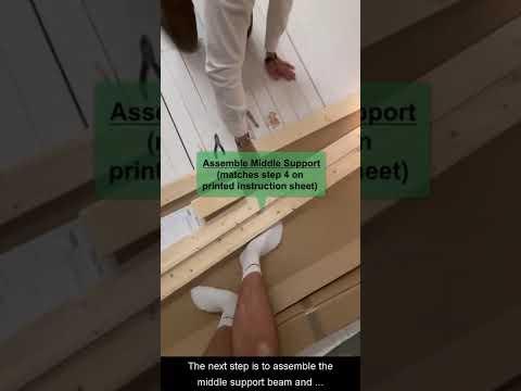 Nodax F14 Apus Bed Frame Manual Assembly Instructions Video | Natural Untreated Wooden Bedframe