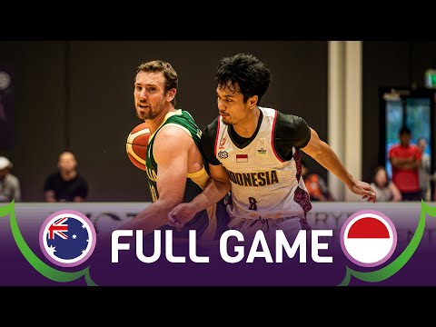 Australia v Indonesia | Full Basketball Game | FIBA Asia Cup 2025 Qualifiers