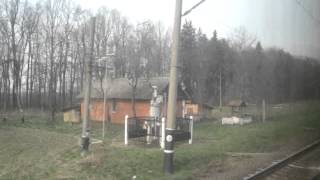 preview picture of video 'Veselka - Tyushky. Ukrainian Railways. Electric train ED9M-0060. Zhmerynka - Vinnytsia. Part 12'