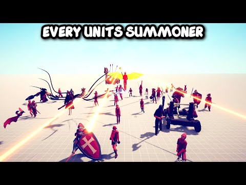 EVERY UNITS SUMMONER Vs UNITS - TABS - Totally Accurate Battle Simulator