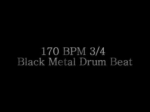 170 bpm 3/4 Black Metal Drum Beat