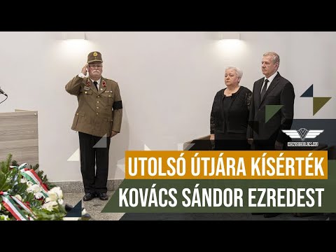 Utolsó útjára kísérték Kovács Sándor ezredest