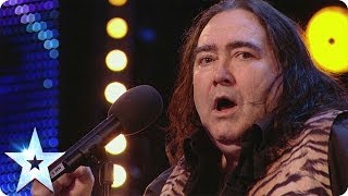 Peat Loaf is a real dead ringer for Meat Loaf | Britain&#39;s Got Talent 2014