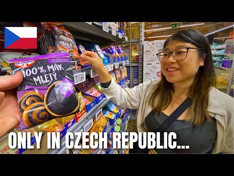 Full supermarket tour in Czechia (expensive?) 🇨🇿
