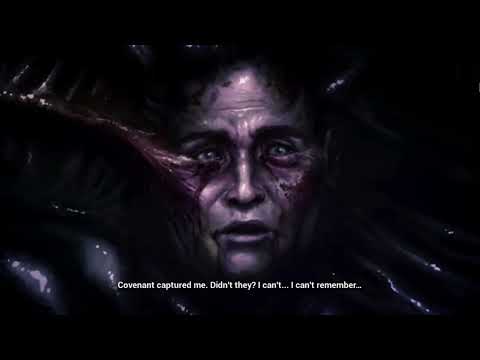 Captain Keyes and his TERRIFYING Flood infection Scene Remastered | Halo The Master Chief Collection