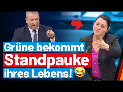 Zwischenfrage geht nach hinten los: Grüne bekommt Standpauke ihres Lebens! - Martin Hess - AfD