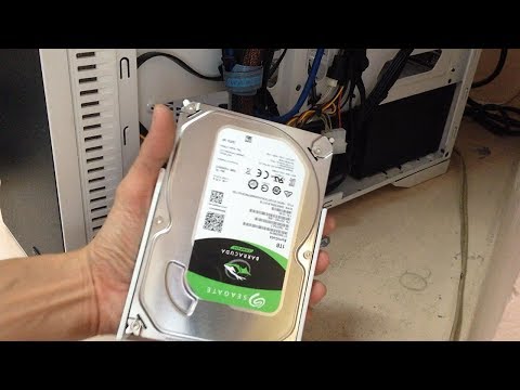 Installing Seagate Barracuda 1TB Hard Drive