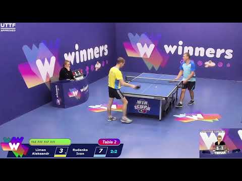 WINners CUP table 2  14.11  Liman Aleksandr - Rudenko Ivan  17:45