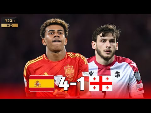assist Amazing Lamine yamal | Spain vs Georgia 4-1 | HIGHLIGHTS