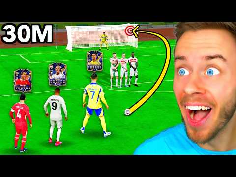 Ich habe 1 FREISTOßTOR mit jeder TOTY Karte geschossen! 🤩⚽️