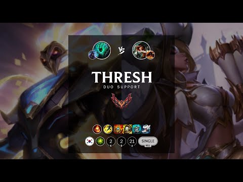 Thresh Support vs Miss Fortune - KR Grandmaster Patch 12.16