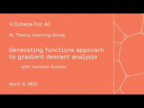Yaroslav Bulatov - Generating functions approach to ... - YouTube