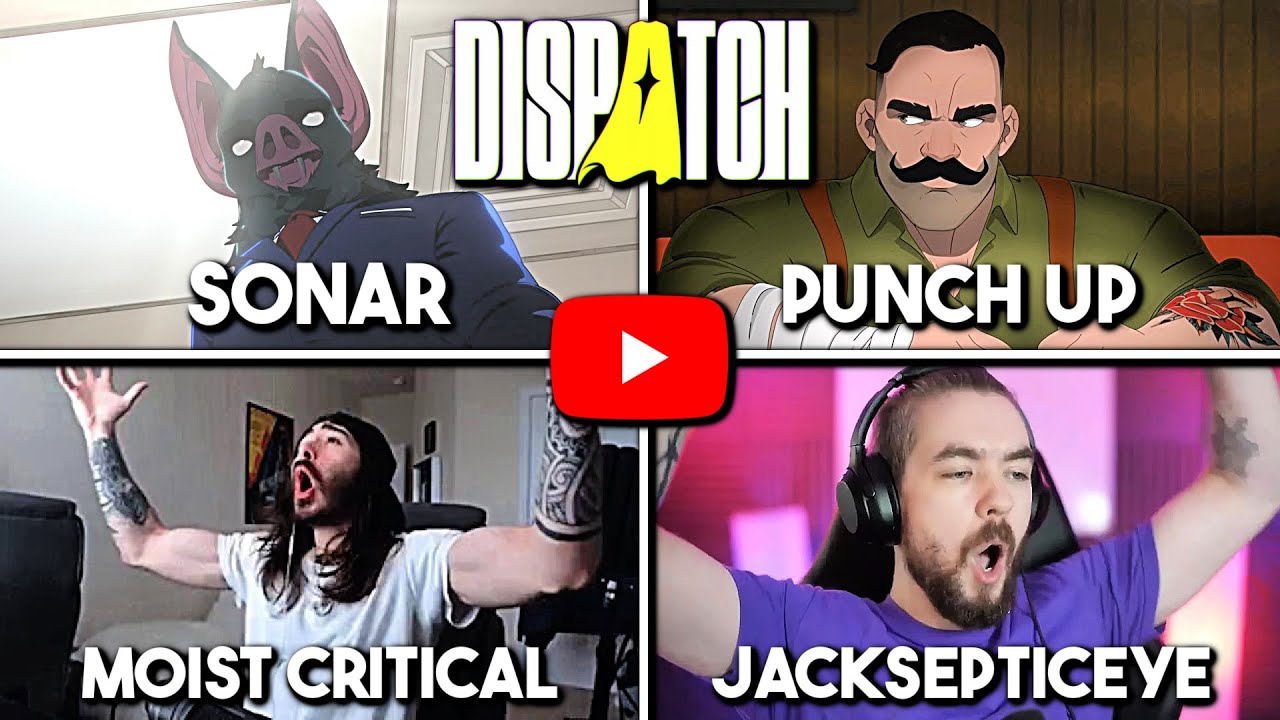 MOIST CRITICAL And JACKSEPTICYE REACT To Seeing Their Characters (Dispatch)