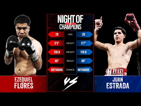 Ezequiel Flores vs Juan Estrada Jr | Night of Champions IV | September 27th, 2025