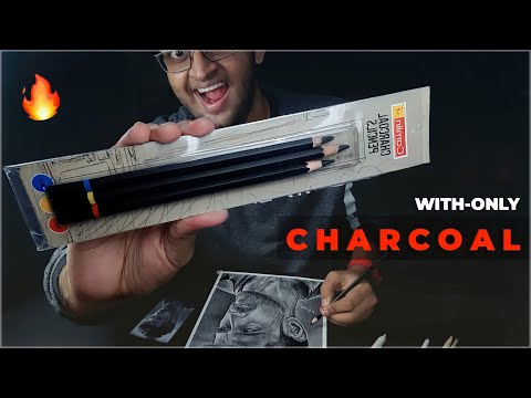 Camel charcol charcoal pencil sketch, for sketching, packagi...