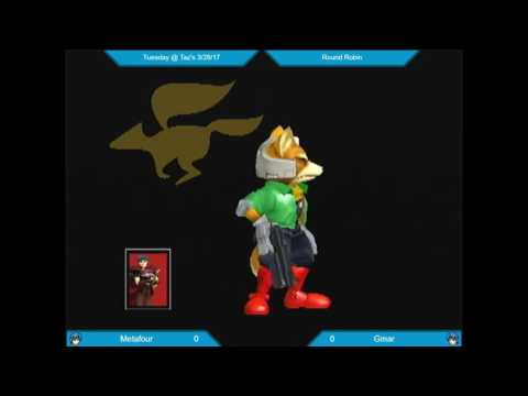 Tuesdays @ Taz's 3/28/17 - Metafour (Marth) vs Sp1nda (Fox)