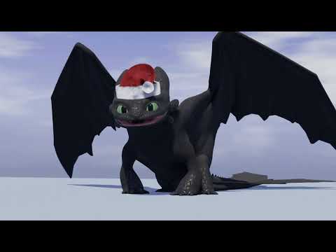 Snoggletog Toothless | Blender 3D Animation