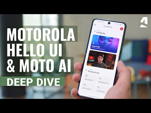 Motorola Hello UI & Moto AI feature walkthrough