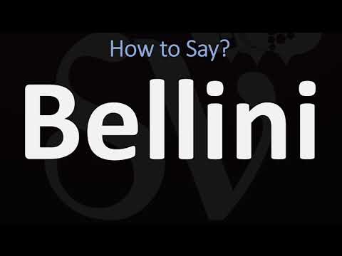 How to Pronounce Bellini? (CORRECTLY)