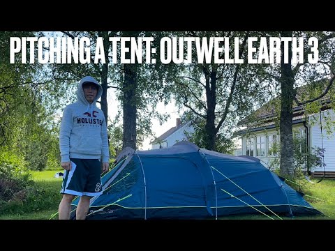 Pitching a Tent: OUTWELL 3 Earth
