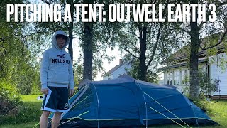 Pitching a Tent: OUTWELL 3 Earth