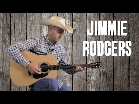 Jimmie Rodgers Style Country Strumming & Fill Riffs - Waiting for a Train - Easy Guitar Lesson