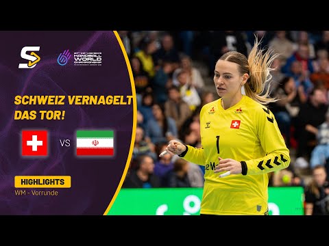 Schweiz - Iran | Highlights - Vorrunde, Handball-WM 2025 | Sporteurope.TV Handball