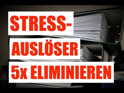 Stress AUSLÖSER erkennen & eliminieren - 5 Strategien, Übungen & Tipps