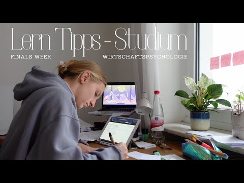 Lern Tipps fürs Studium | Wirtschaftspsychologie - Klausurenphase