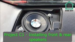 C1/107/Aygo Pioneer Dash Speaker Change & Rear Speaker Install