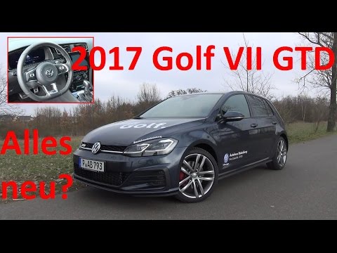 The new Golf VII GTD - An all-rounder? - 2017 Volkswagen Golf GTD Review - Test - Sound
