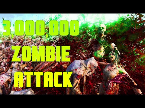 3.000.000 ZOMBIES ATTACK on 100.000 GHOST! UEBS 2