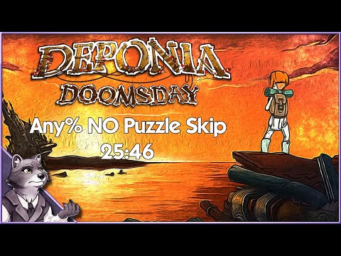 Deponia Doomsday - Speedrun - Any% No Puzzle Skip - 25:46 [WR]
