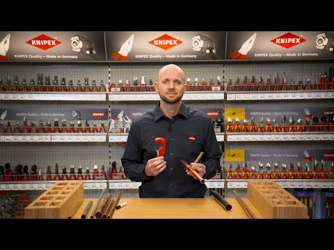 Vamzdžių pjaustyklė KNIPEX TubiX 6-35mm video