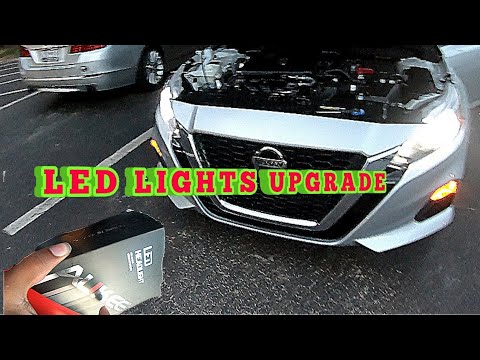 INSTALLING LED HEADLIGHTS ON 2019 NISSAN ALTIMA!!
