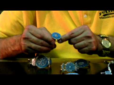 Turquoise Needlepoint and Petit Point Jewelry From The Zuni Pueblo