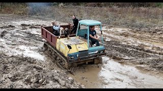 Track truck at a mud bog