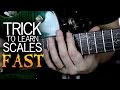 Trick to Learn Scales Fast