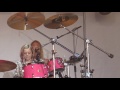 Harper Grohl Drumming For Her Dad