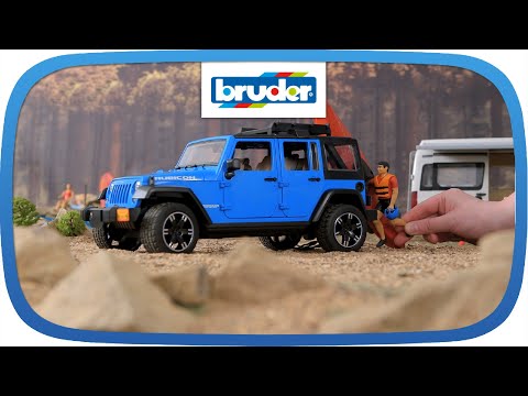 Jeep Wrangler Rubicon Unlimited + Kajak -- 02529 -- BRUDER Spielwaren