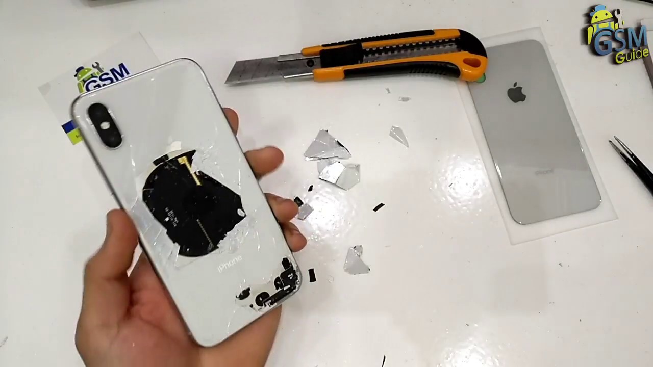 iPhone X replacement Back Glass Replacement - GSM GUIDE