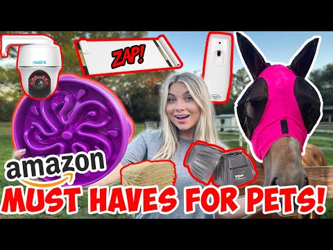 , title : 'AMAZON MUST HAVES FOR ALL PET OWNERS 2022! For HORSES, DOGS, CHICKENS, PIGS, & COWS!'