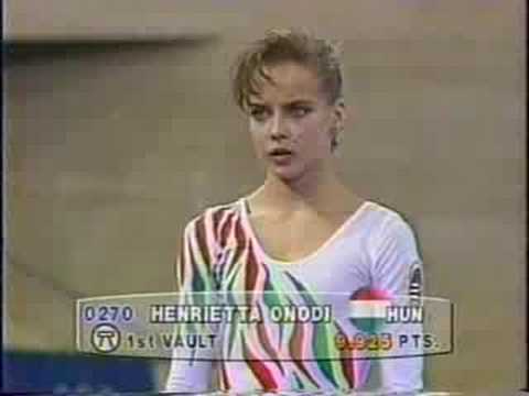 Henrietta Onodi - 1992 Barcelona Olympic - VT (2)