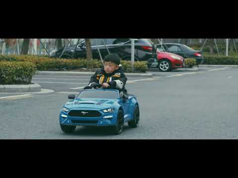 Elbil Nordic Play Speed Ford Mustang 2x12 V-Batteri 24V-Output Eva-Hjul