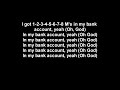 21 Savage Bank Account Lyrics Video