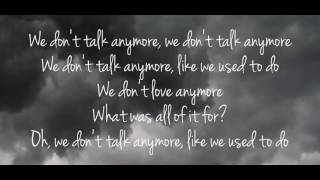 Download lagu We Don't Talk Anymore-Charlie Puth ft. Selena Gomez Instrumental/Vocal Background Lyrics mp3
