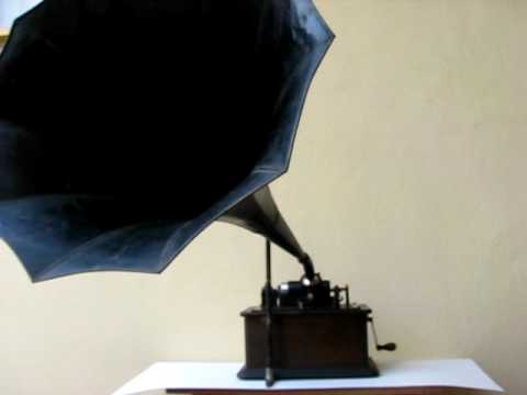 Through Battle to Victory March Edison Cylinder Record 9089 Cracked