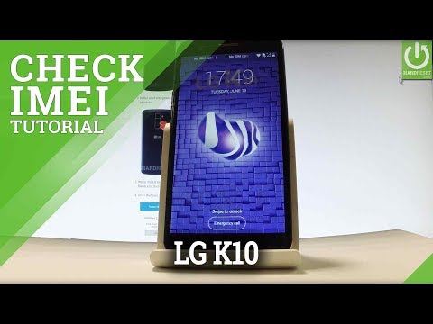 How to Check IMEI in LG K10 (2017) - IMEI Info / Serial Number